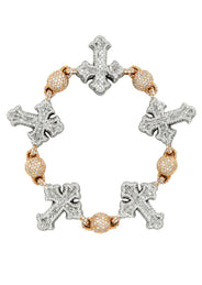 High End Jewelry - Iced Out Cross Bracelet