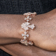 High End Jewelry - Iced Out Cross Bracelet