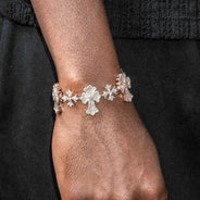 High End Jewelry - Iced Out Cross Bracelet