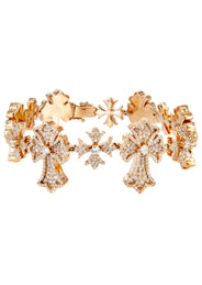 High End Jewelry - Iced Out Cross Bracelet