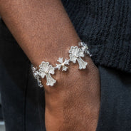 High End Jewelry - Iced Out Evil Eye Bracelet