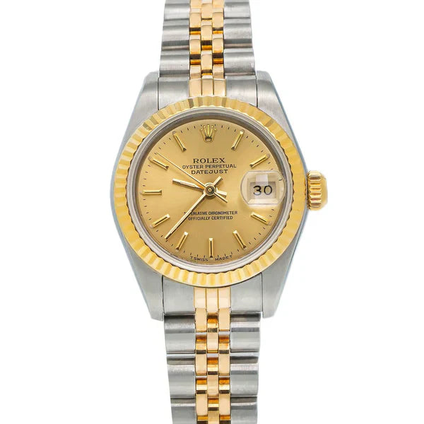 Rolex Datejust 6917 26MM Champagne Dial With Two Tone Jubilee Bracelet