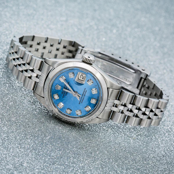 Rolex Datejust 6916 26MM Blue Diamond Dial With Stainless Steel
