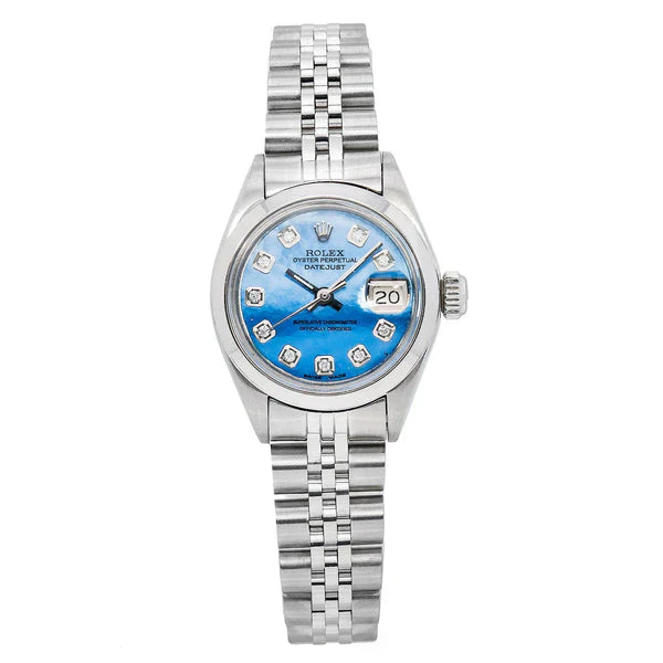 Rolex Datejust 6916 26MM Blue Diamond Dial With Stainless Steel