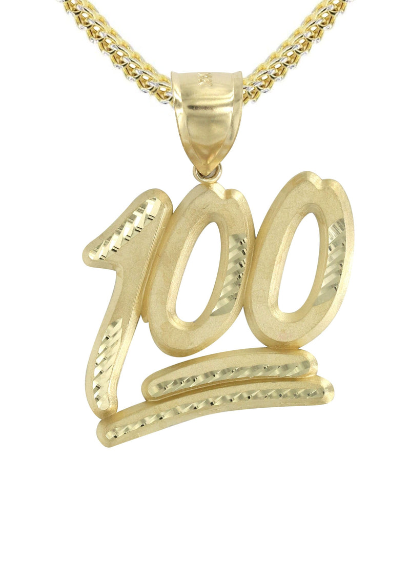 10K Yellow Gold 100 Necklace | Appx. 14.8 Grams