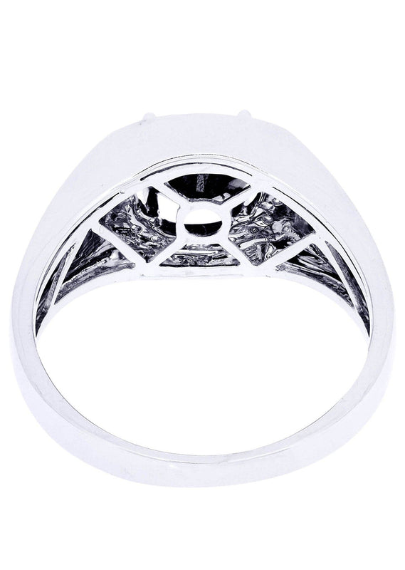 White Gold Mens Diamond Ring| 2.8 Carats| 6.76 Grams