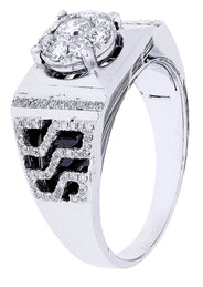 White Gold Mens Diamond Ring| 0.89 Carats| 7.35 Grams