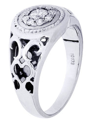 White Gold Mens Diamond Ring| 0.53 Carats| 6.28 Grams