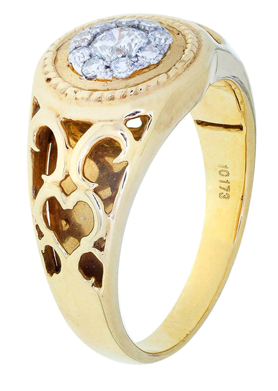 Mens Diamond Ring| 0.51 Carats