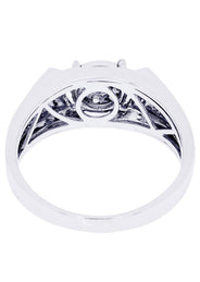 White Gold Mens Diamond Ring| 0.81 Carats| 6.21 Grams