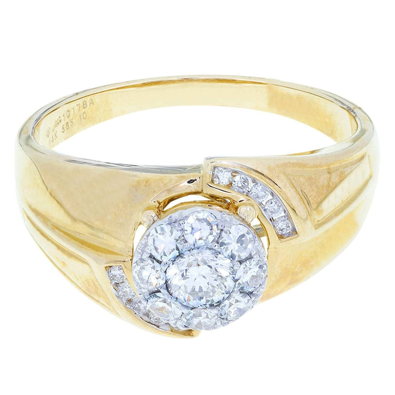 Mens Diamond Ring / Pinky Diamond Ring| 0.68 Carats