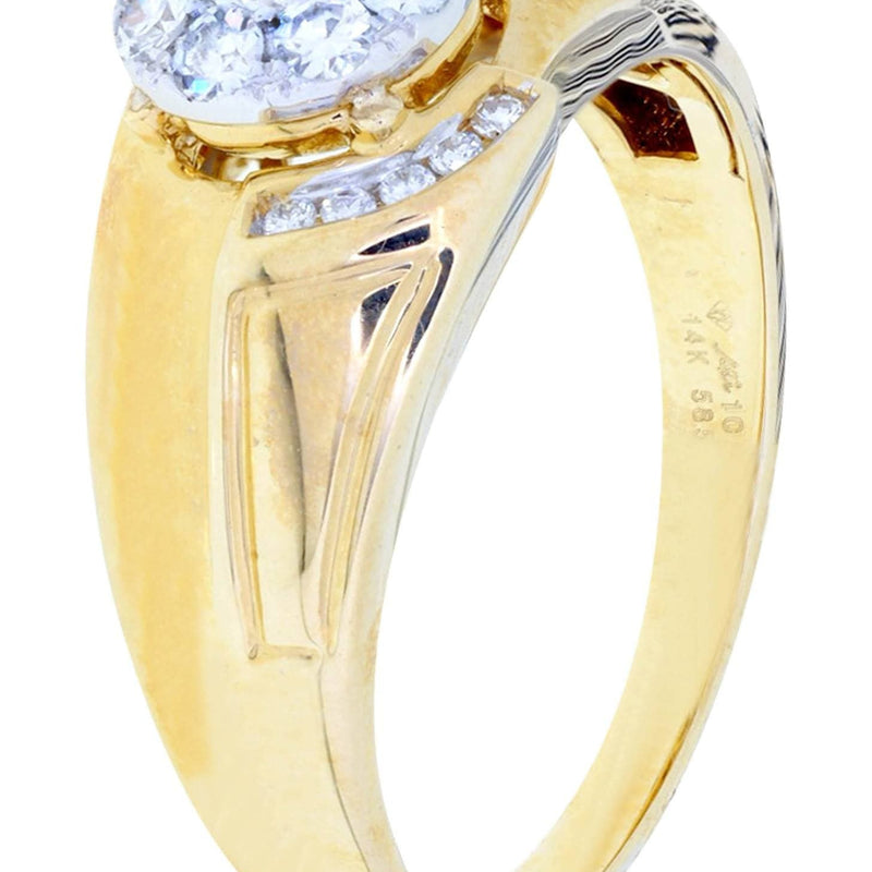 Mens Diamond Ring / Pinky Diamond Ring| 0.68 Carats