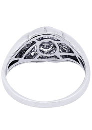 White Gold Mens Diamond Ring| 0.43 Carats| 5.79 Grams