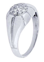 White Gold Mens Diamond Ring| 0.43 Carats| 5.79 Grams