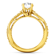 Pave Diamond EngagementRing Maeve 14K Yellow Gold