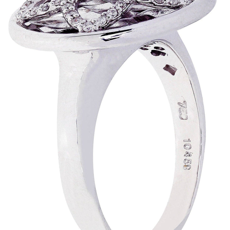 White Gold Mens Diamond Ring| 0.26 Carats| 8.03 Grams