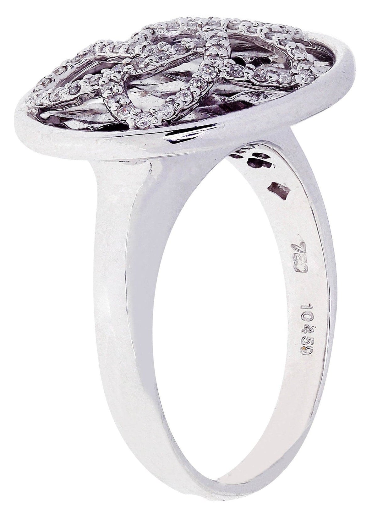 White Gold Mens Diamond Ring| 0.26 Carats| 8.03 Grams