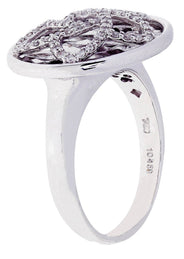 White Gold Mens Diamond Ring| 0.26 Carats| 8.03 Grams