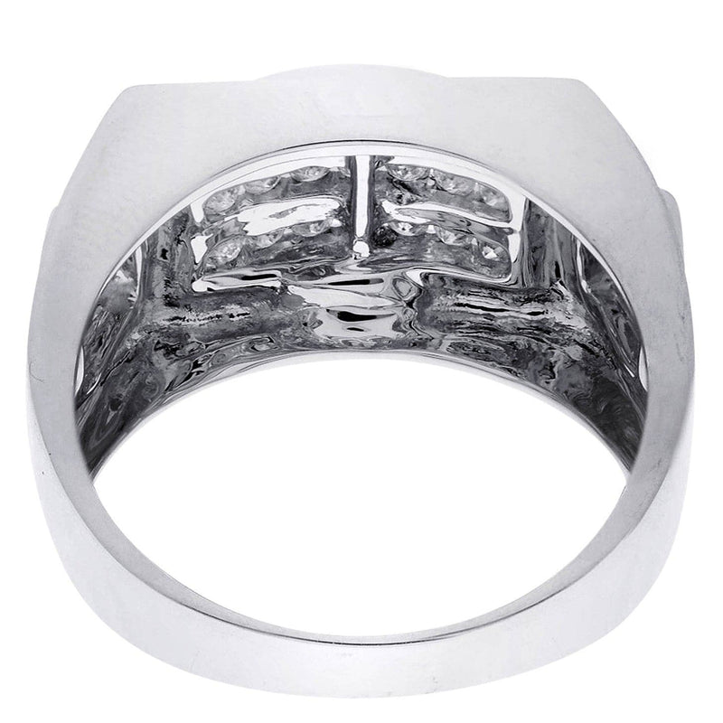 White Gold Mens Diamond Ring| 0.51 Carats| 11.07 Grams