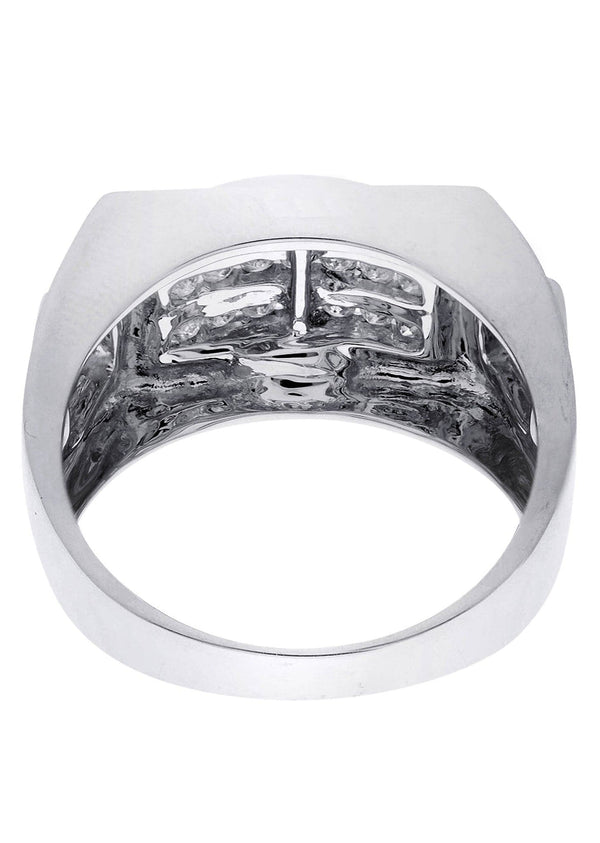 White Gold Mens Diamond Ring| 0.51 Carats| 11.07 Grams