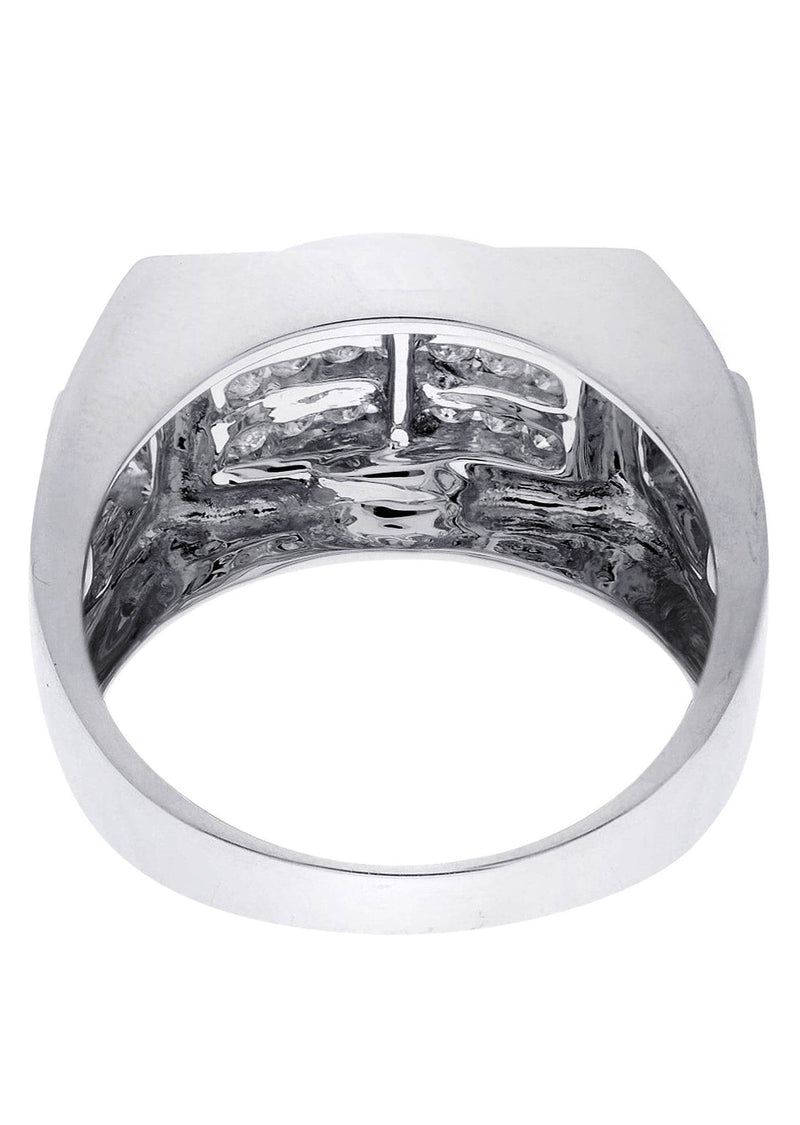 White Gold Mens Diamond Ring| 0.51 Carats| 11.07 Grams