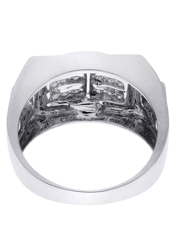 White Gold Mens Diamond Ring| 0.51 Carats| 11.07 Grams