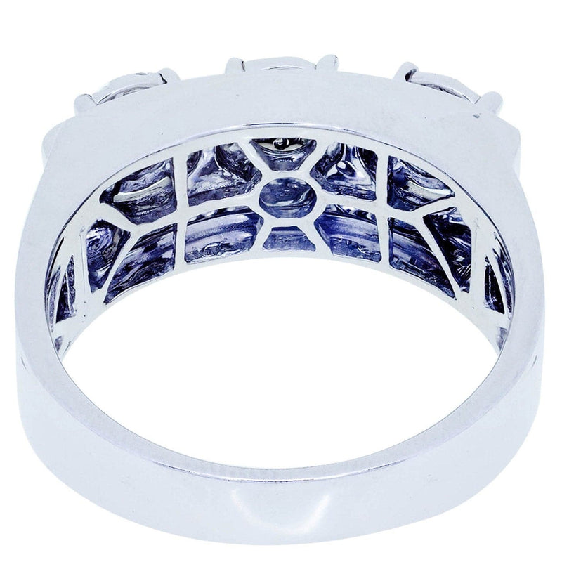 White Gold Mens Diamond Ring| 0.69 Carats| 10.5 Grams