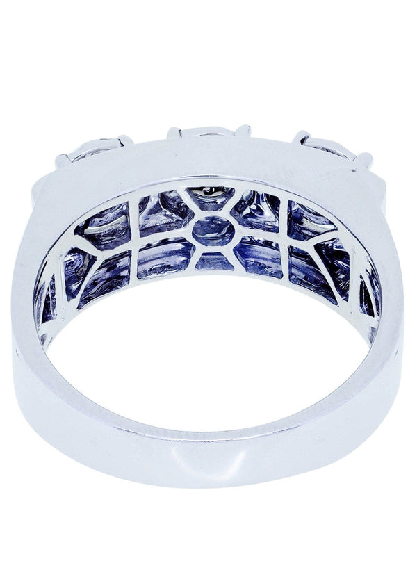 White Gold Mens Diamond Ring| 0.69 Carats| 10.5 Grams