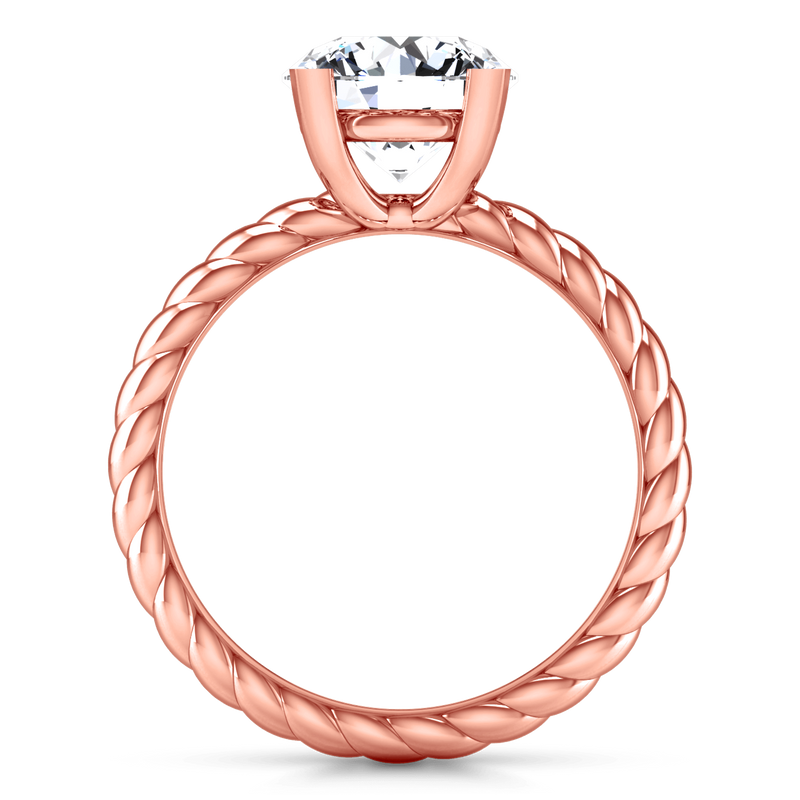 Solitaire Diamond Engagement Ring Ellery 14K Rose Gold