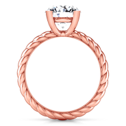 Solitaire Diamond Engagement Ring Ellery 14K Rose Gold