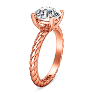 Solitaire Diamond Engagement Ring Ellery 14K Rose Gold