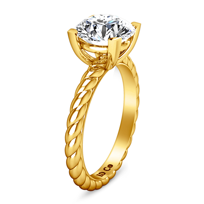 Solitaire Diamond Engagement Ring Ellery 14K Yellow Gold
