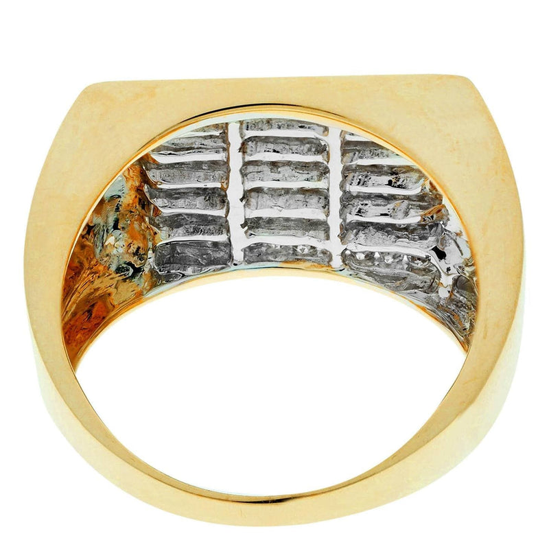 Mens Diamond Ring / Pinky Diamond Ring| 0.96 Carats