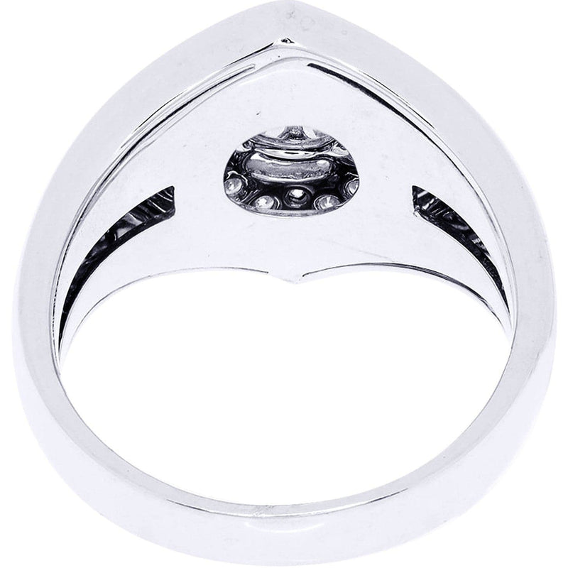White Gold Mens Diamond Ring| 1.05 Carats| 9.04 Grams