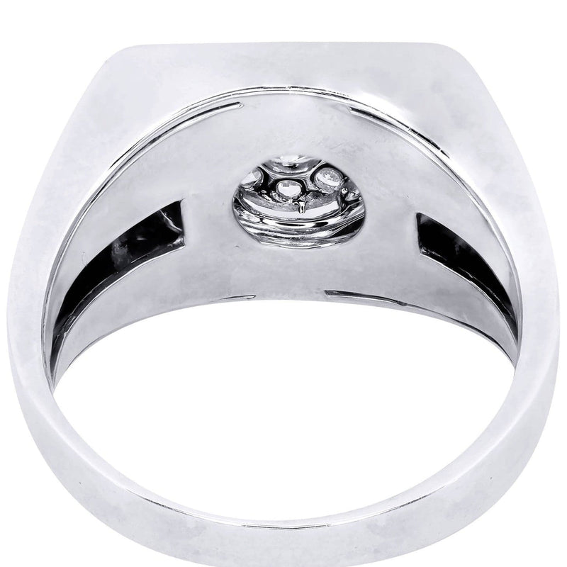 White Gold Mens Diamond Ring| 0.52 Carats| 9.54 Grams