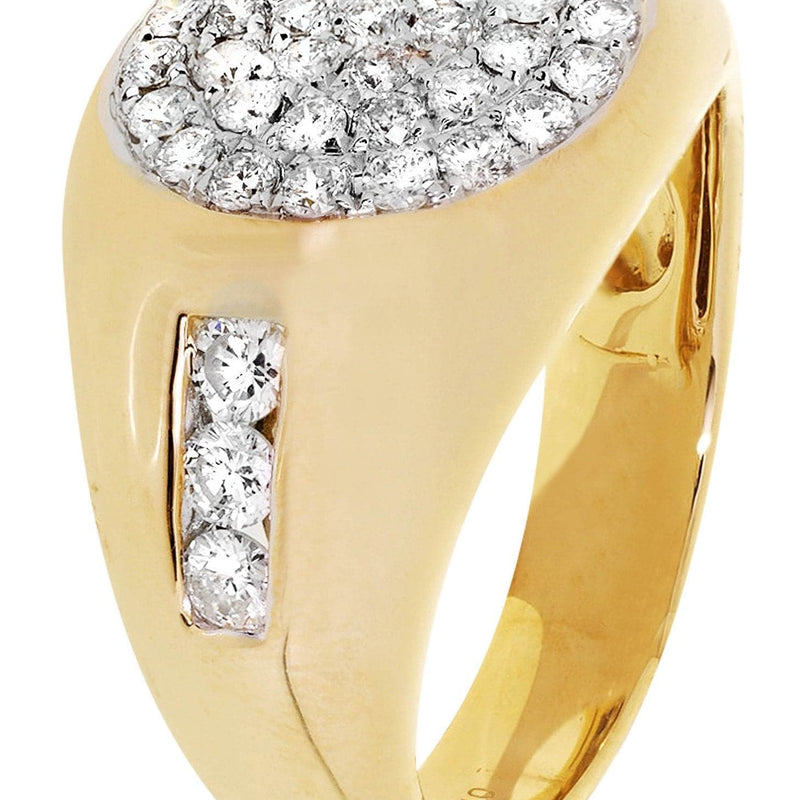 Mens Diamond Ring / Pinky Diamond Ring| 1.31 Carats