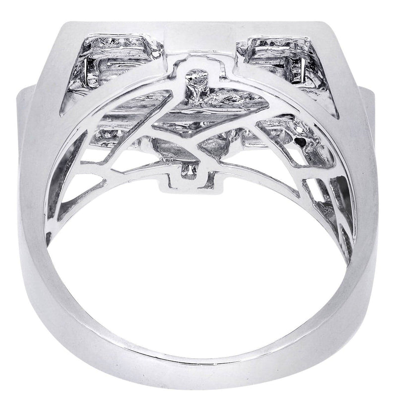 White Gold Mens Diamond Ring| 0.57 Carats| 11.26 Grams