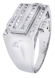 White Gold Mens Diamond Ring| 0.57 Carats| 11.26 Grams