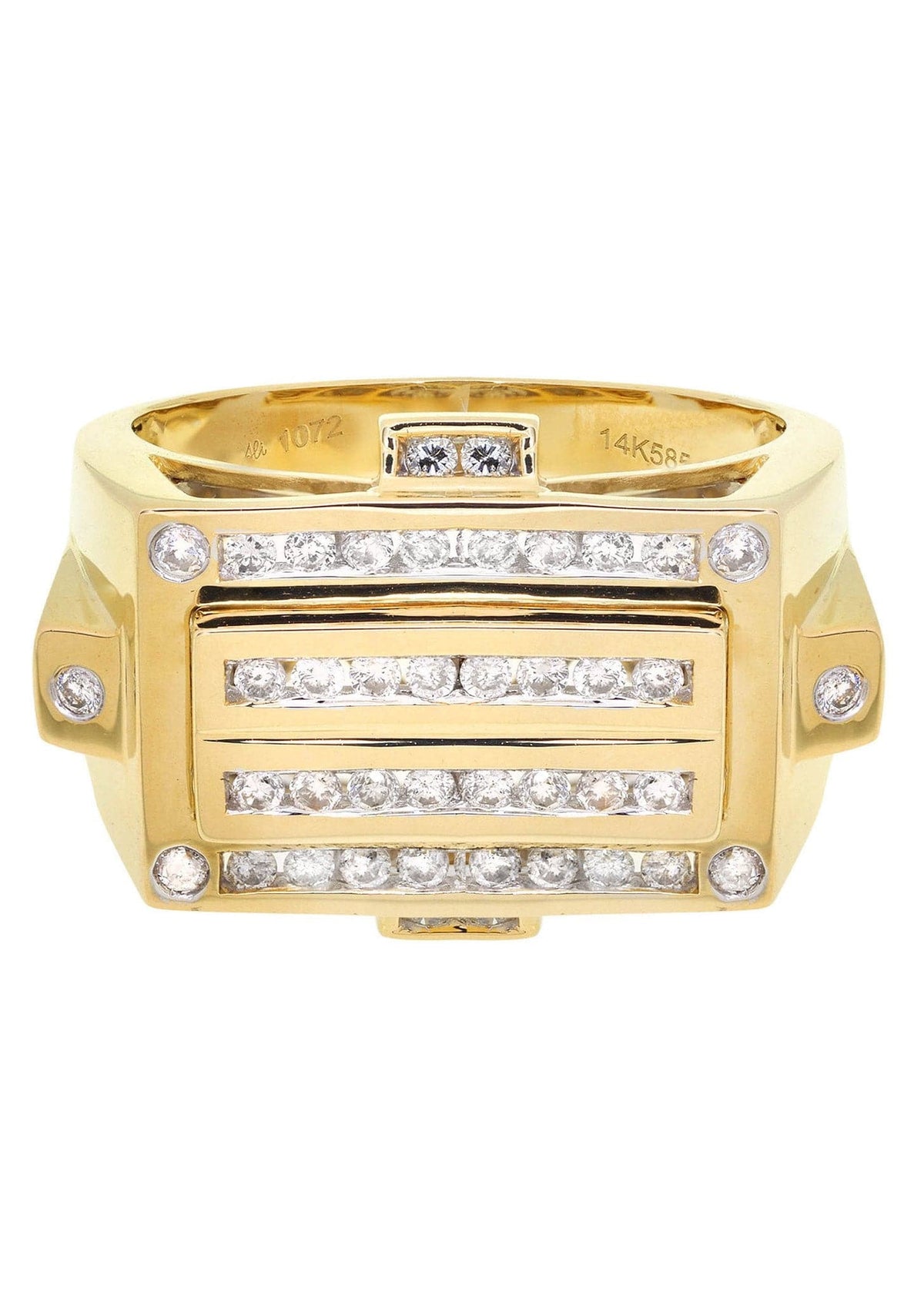 Mens Diamond Ring / Pinky Diamond Ring| 0.64 Carats