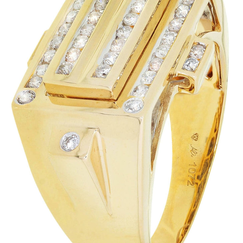 Mens Diamond Ring / Pinky Diamond Ring| 0.64 Carats