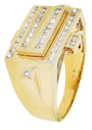 Mens Diamond Ring / Pinky Diamond Ring| 0.64 Carats