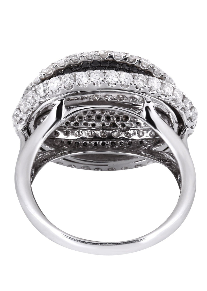 14K Ladies Black Diamond Cocktail Ring | 2.80 Carats | 8.4 Grams