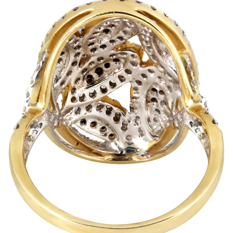 14K Ladies Black Diamond Cocktail Ring | 1.27 Carats  6.13 Grams