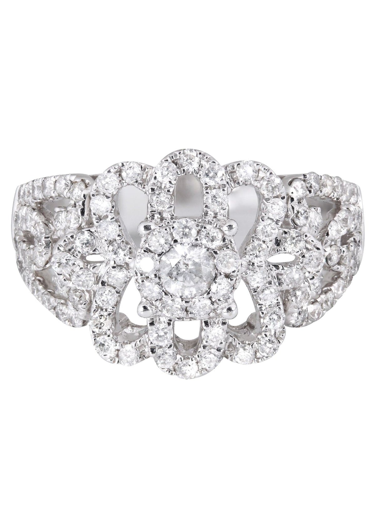 14K Ladies Diamond Cocktail Ring | 1.17 Carats | 5.4 Grams