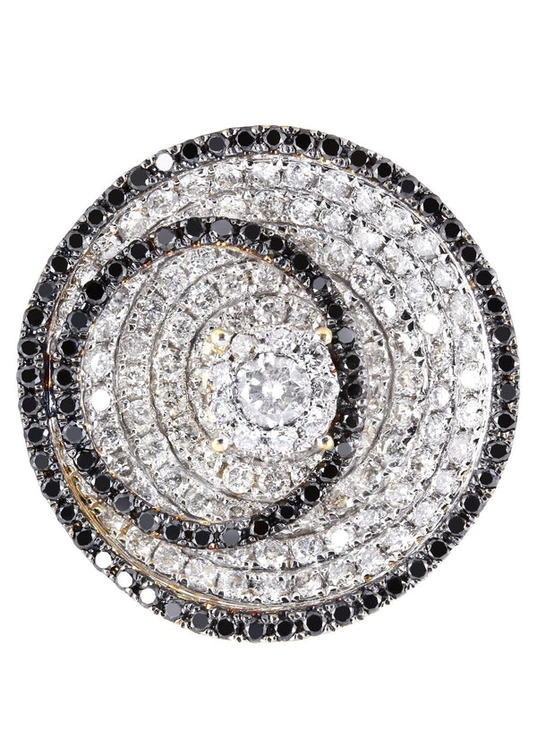 14K Ladies Black Diamond Cocktail Ring | 2.52 Carats | 10.81 Grams