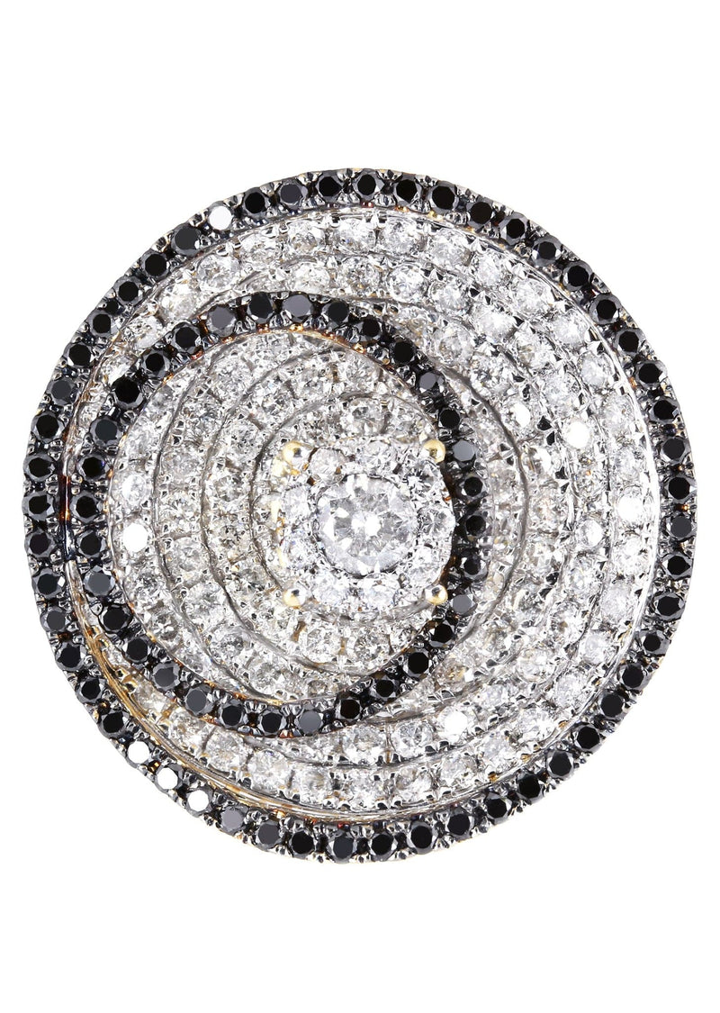 14K Ladies Black Diamond Cocktail Ring | 2.52 Carats | 10.81 Grams