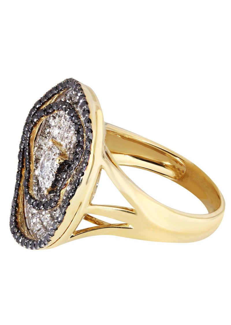 14K Ladies Black Diamond Cocktail Ring | 2.52 Carats | 10.81 Grams