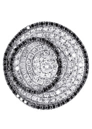 14K Ladies Black Diamond Cocktail Ring | 1.49 Carats | 10.22 Grams