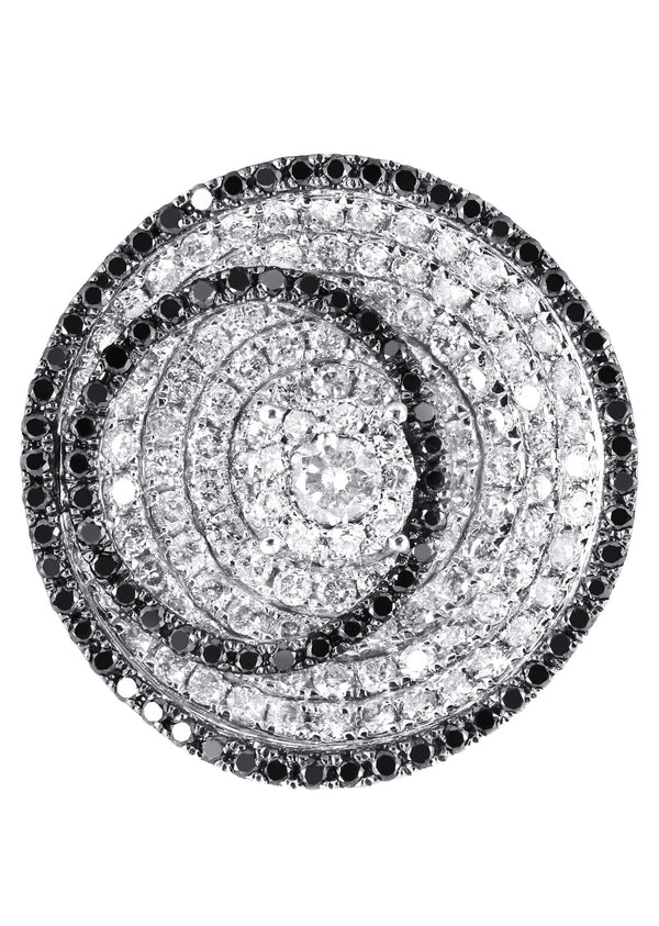 14K Ladies Black Diamond Cocktail Ring | 1.49 Carats | 10.22 Grams