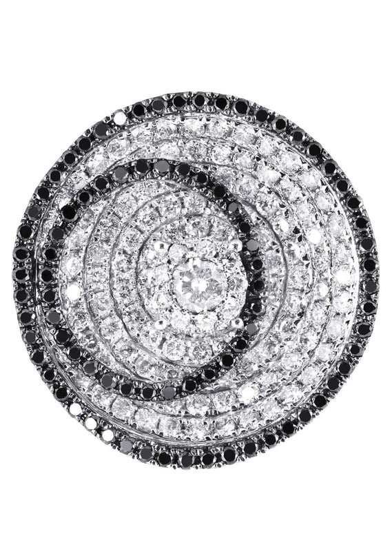14K Ladies Black Diamond Cocktail Ring | 1.49 Carats | 10.22 Grams
